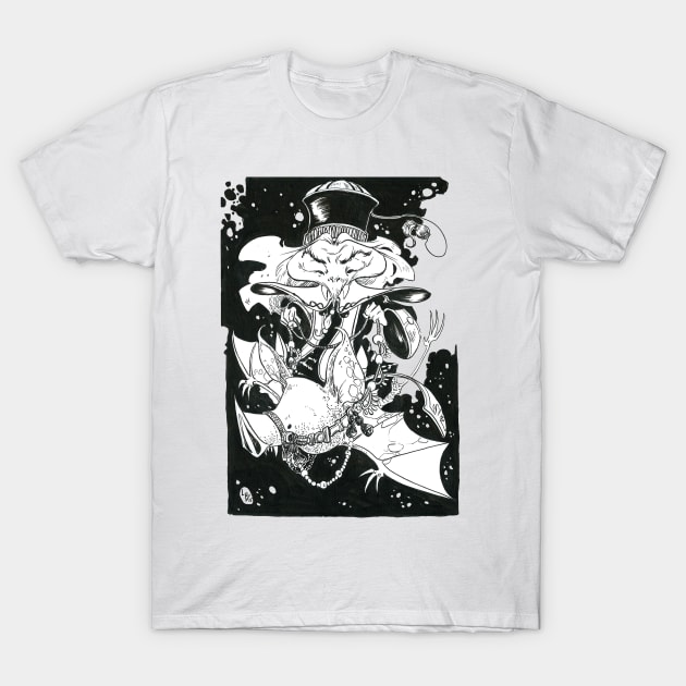 The wise one on the bat T-Shirt by LaurenceB